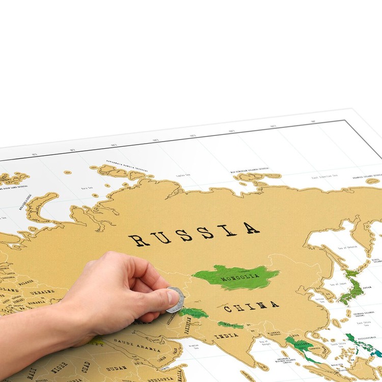 Scratch Map World XL