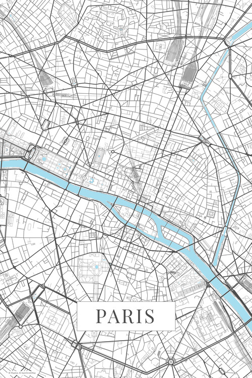 Фотошпалери Paris white