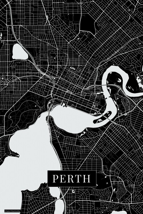 Фотошпалери Perth black