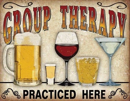 Placa de metal Group Therapy