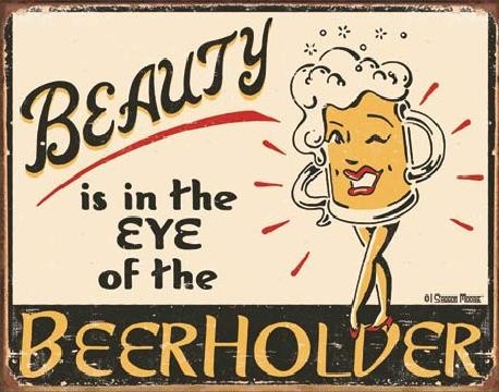 Placa de metal MOORE - Eye of the Beerholder