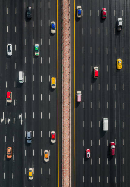 Poster Aerial view of a variety of