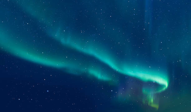 Poster Northern lights  in the sky