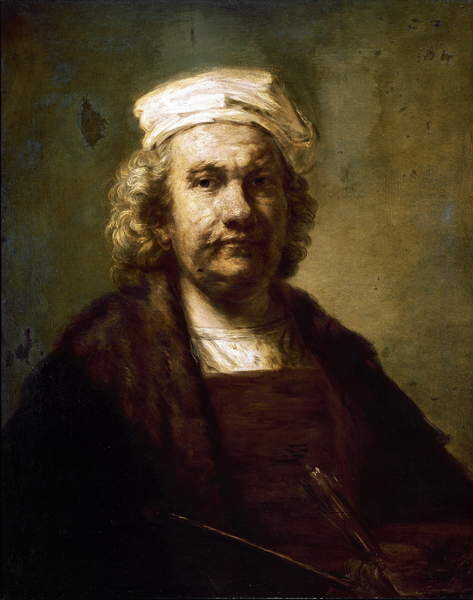 Poster Self-portrait.