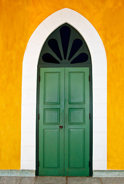 Poster The Ancient door Europe style at