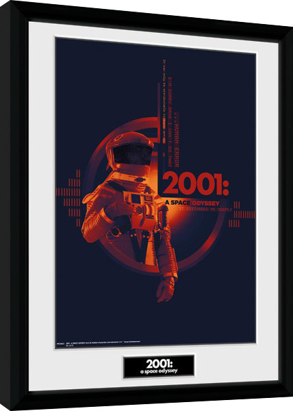 Framed poster 2001 A Space Odyssey - Graphic