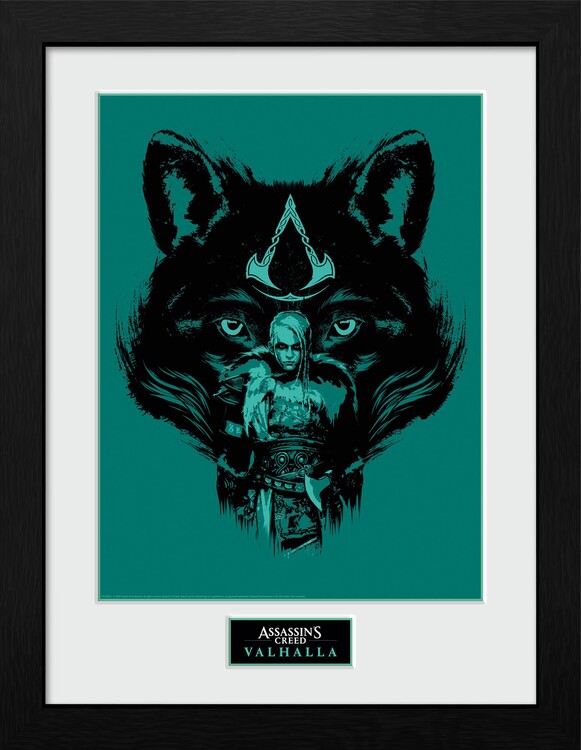 Framed poster Assassin's Creed: Valhalla - Wolf