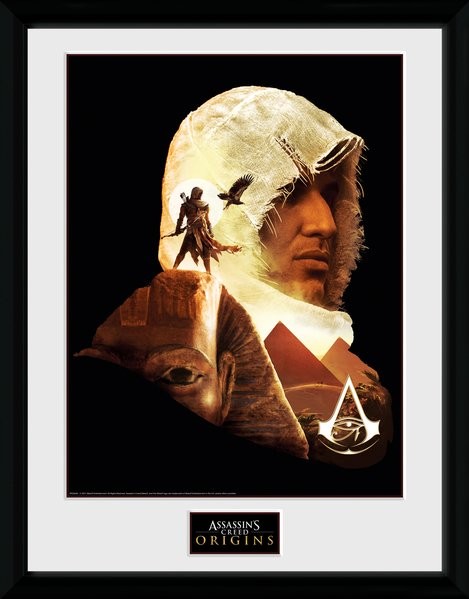 Assassins Creed Origins - Face Framed poster