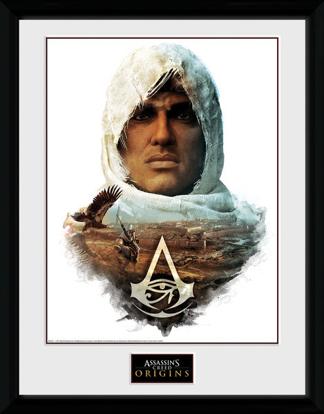 Assassins Creed Origins - Head Framed poster