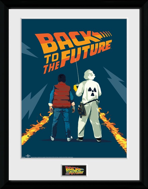 Framed poster Back To The Future - Doc and Marty