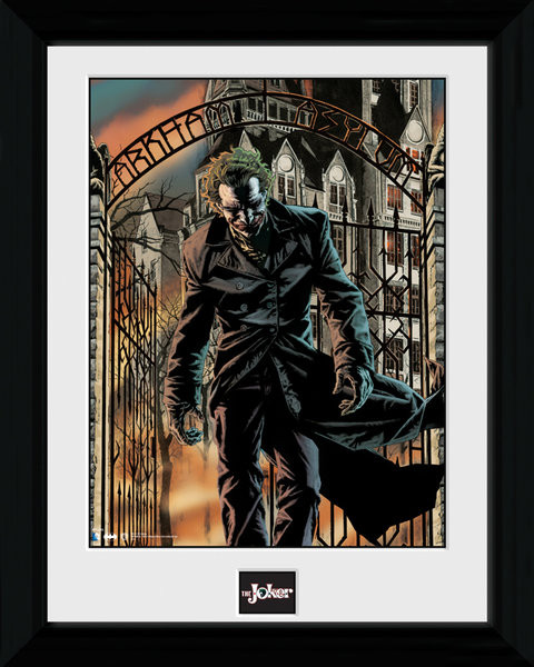 Framed poster Batman Comic - Arkham Asylum