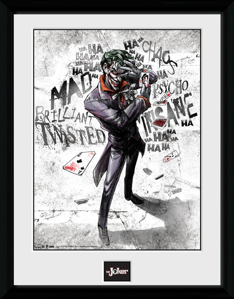 Batman Comic - Joker Type Framed poster | Buy at Europosters