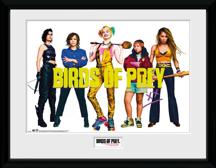 Framed poster Birds Of Prey: And the Fantabulous Emancipation Of One Harley Quinn - Group