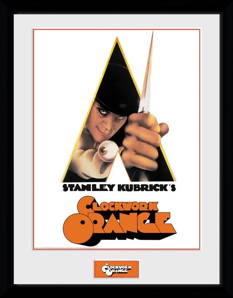 Clockwork Orange Key Art White Framed Poster Buy At Europosters