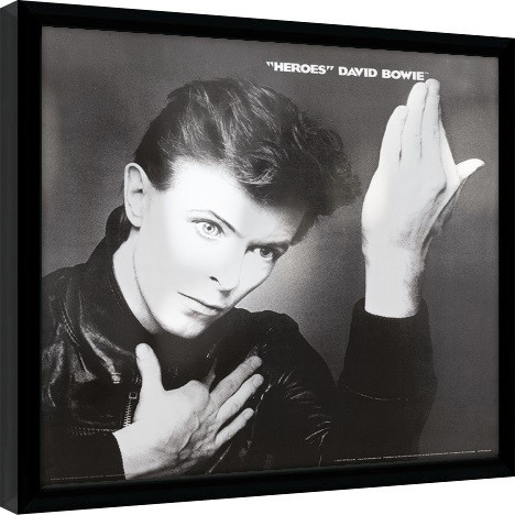 Framed poster David Bowie - Heroes