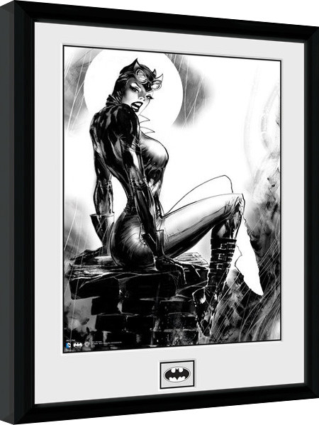 Framed poster DC Comics - Cat Woman