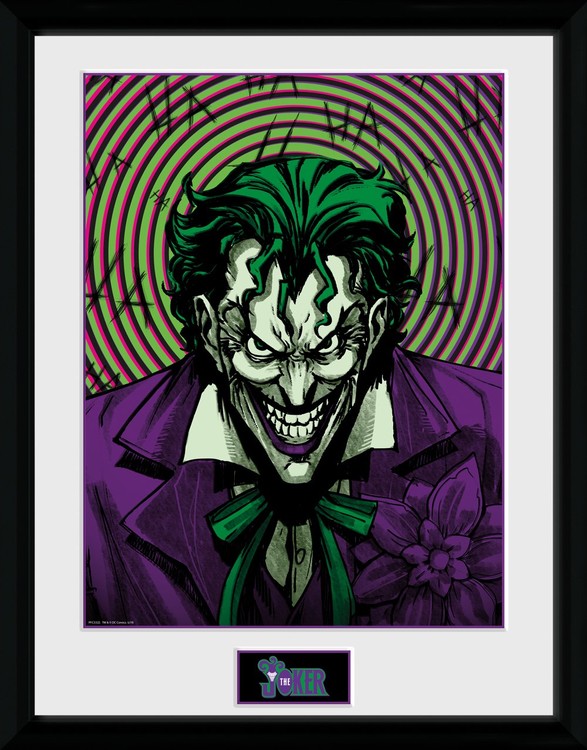 DC Comics - Joker Insane Framed poster | Buy at Europosters