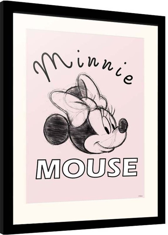 Framed poster Disney - Minnie Mouse