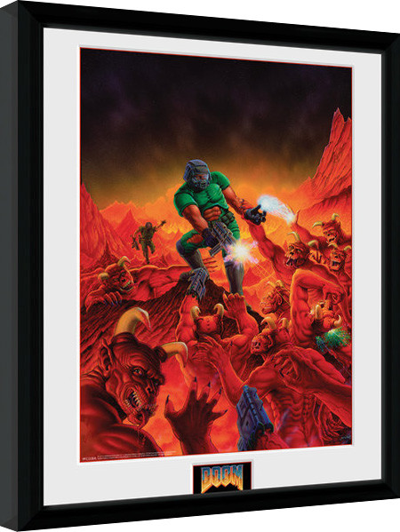 Framed poster Doom - Classic Key Art