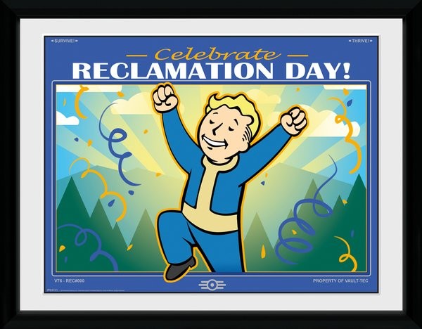 Fallout 76 - Reclamation Day Framed poster