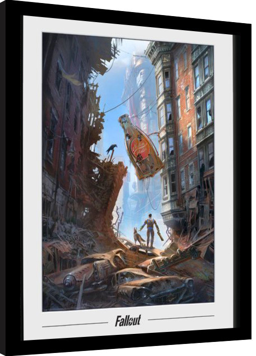 Fallout 76 - Vault Boys Framed poster