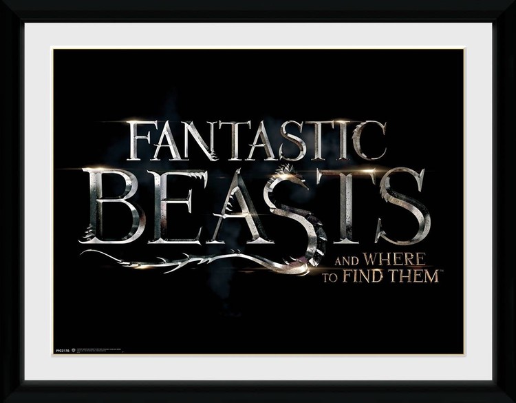 Framed poster Fantastic Beasts - Logo