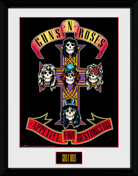 Framed poster Guns N Roses - Appetite