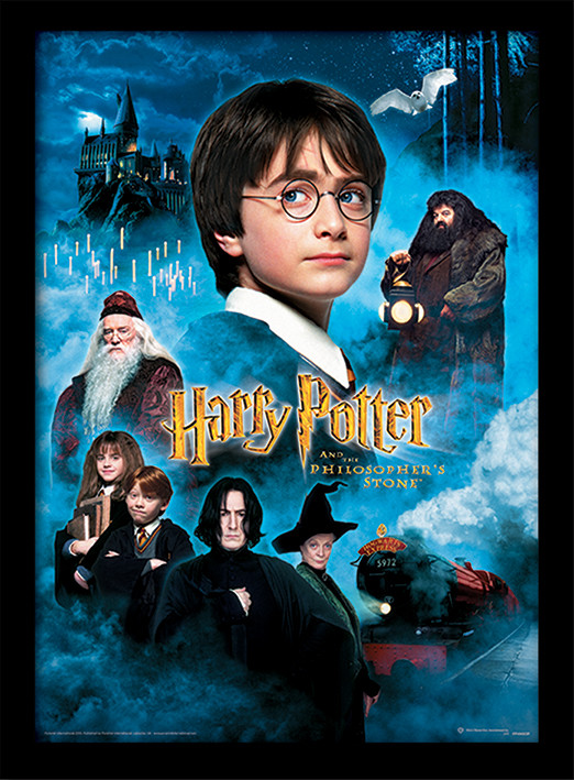 HARRY POTTER & THE PHILOSOPHER’S STONE Movie PHOTO Print POSTER Textless Art 001