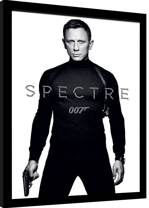 James Bond: Spectre - Black White Teaser Framed poster | Buy at Abposters.com
