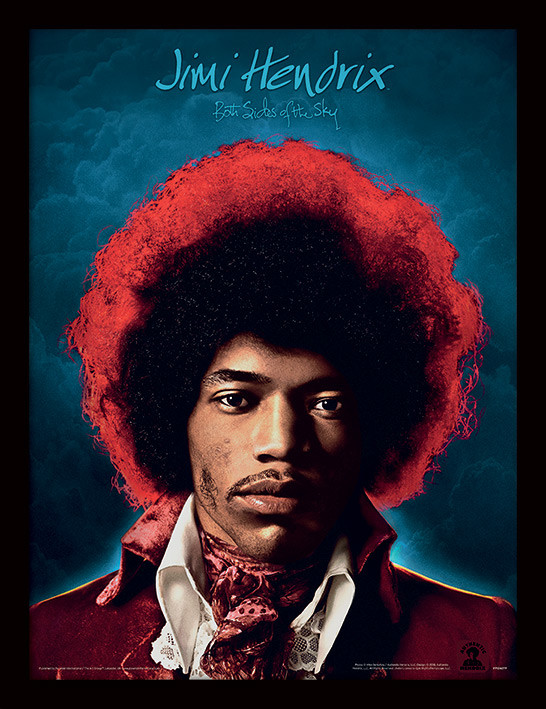 Framed poster Jimi Hendrix - Both Sides of the Sky