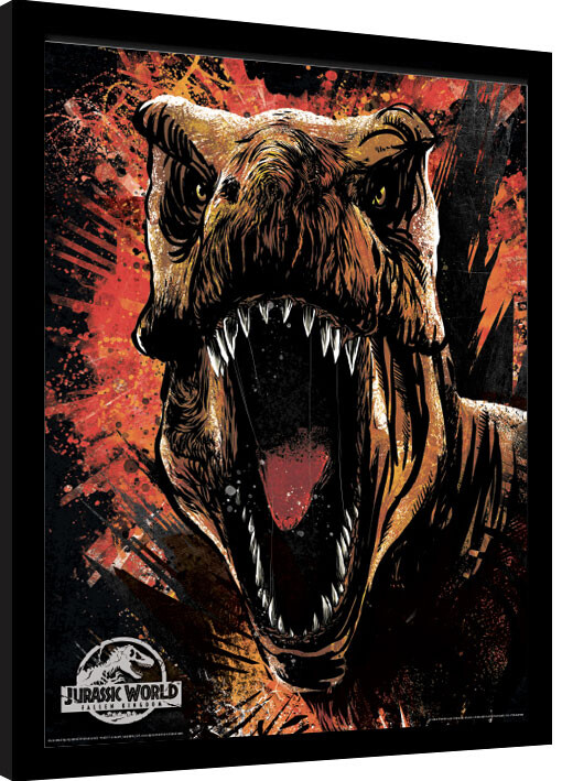 Poster, Quadro Jurassic World - T-Rex em