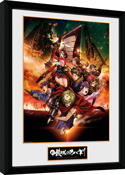 Framed poster Kabaneri of the Iron Fortress - Collage