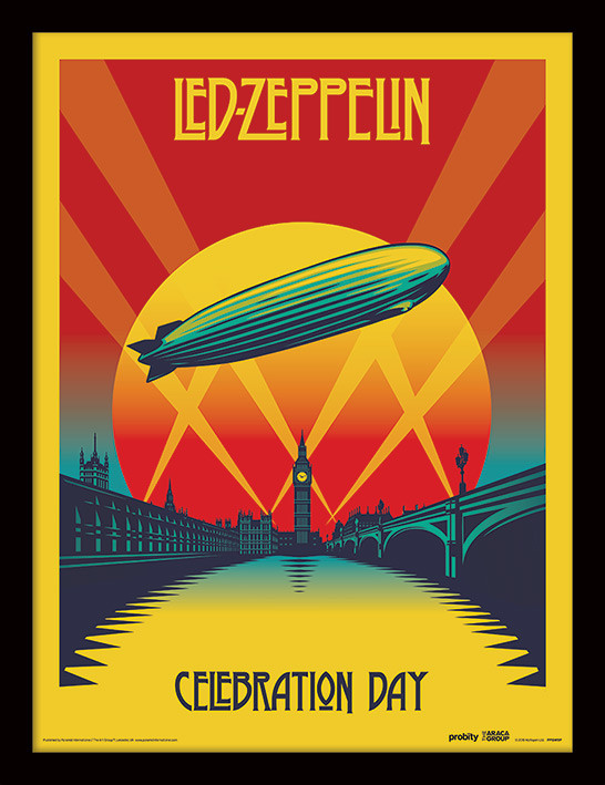 Ongebruikt Led Zeppelin - Celebration Day Framed poster | Buy at Europosters JG-35