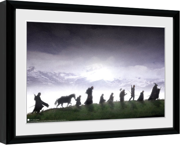 Framed poster Lord Of The Rings - Fellowship