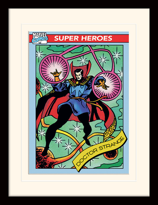 Framed poster Marvel Comics - Doctor Strange Trading Card