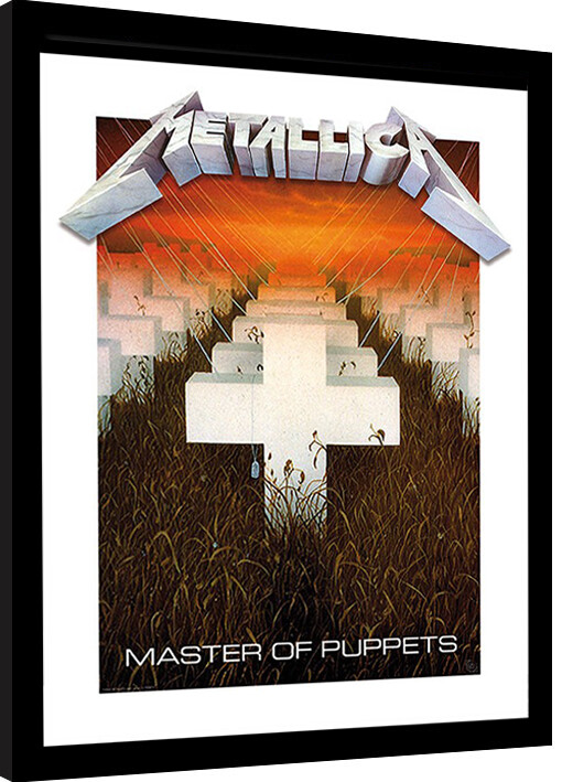 Framed poster Metallica - Master of Puppets