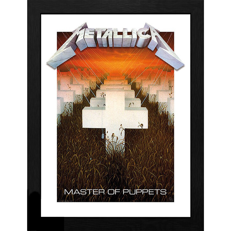 Framed poster Metallica - Master of Puppets