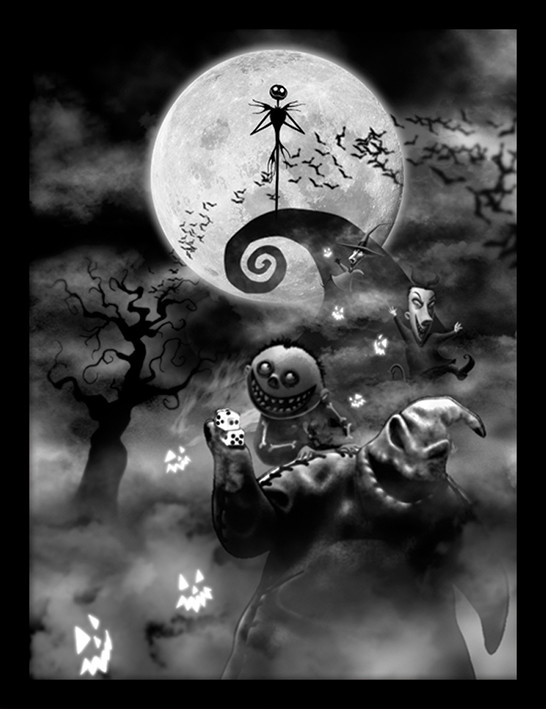 Nightmare Before Christmas - Oogie Boogie Trouble Framed poster | Buy at  Europosters