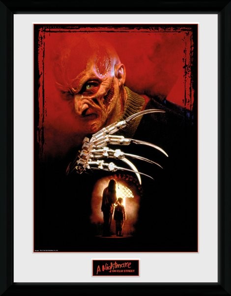 Framed poster Nightmare On Elm Street - Collage