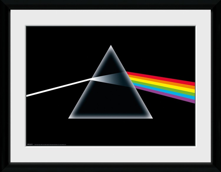 Jahrestag Pink Floyd DSotM 40 Mond Stahl-Kühlschrankmagnet cv 