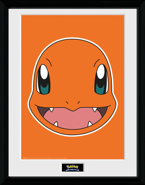 Framed poster Pokemon - Charmander Face
