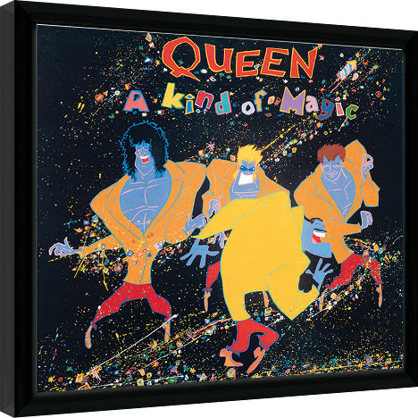 Framed poster Queen - A Kind Of Magic