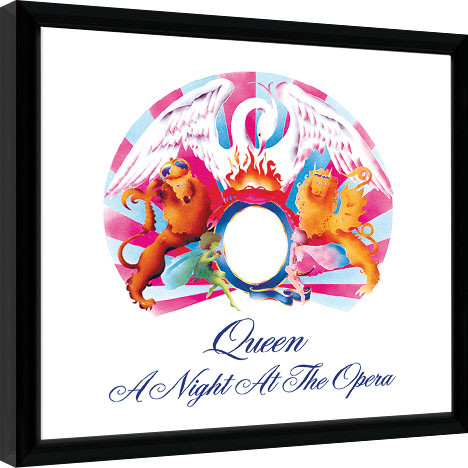 Framed poster Queen - A Night At The Opera