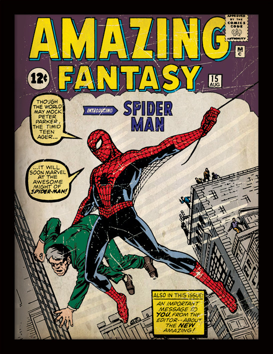Framed poster Spider-Man - Issue 1