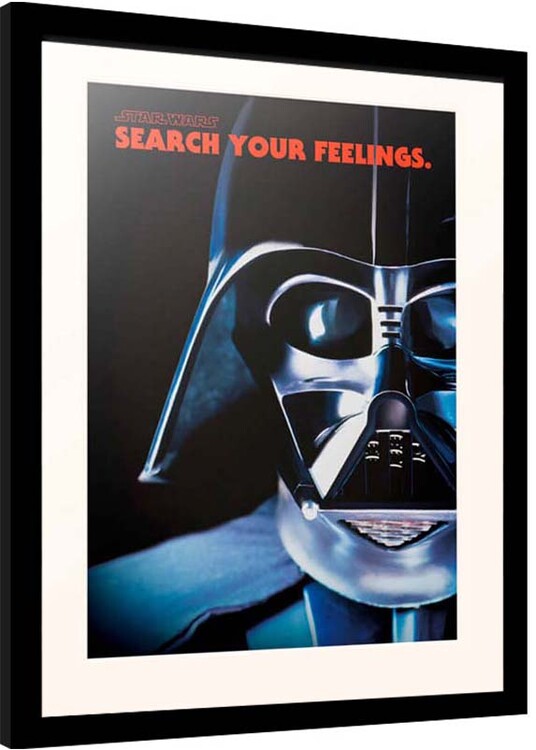 Framed poster Star Wars - Darth Vader Frase