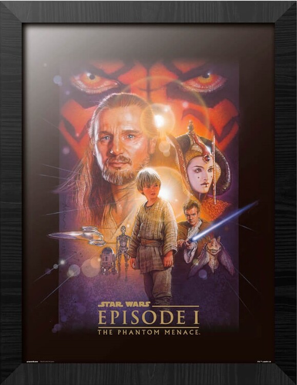 Star Wars Epizode I The Phantom Menace Framed Poster Buy At Europosters