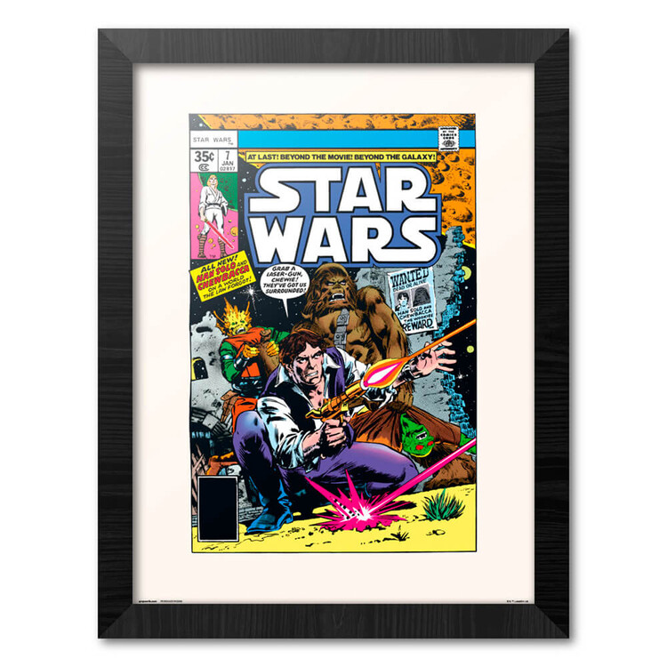 Framed poster Star Wars - New Planets New Perils