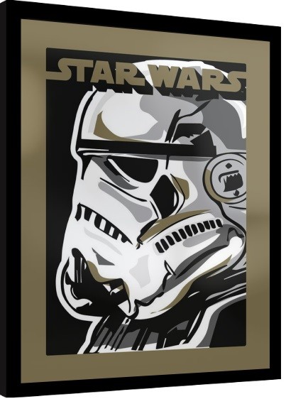 The Wizard Poster Stormtrooper Star Wars Retro Papel Kraft 