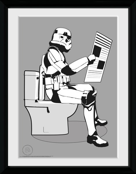 Framed poster Stormtrooper - Storm Pooper