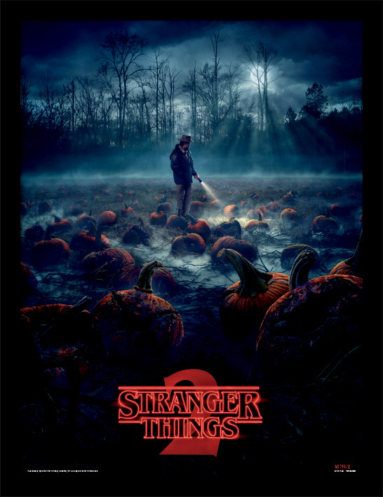 Framed poster Stranger Things - Pumpkin Patch